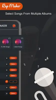 Rap Beat Maker - Record Studio android App screenshot 1