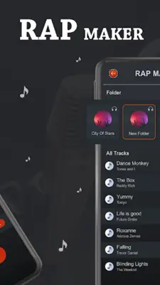 Rap Beat Maker - Record Studio android App screenshot 2